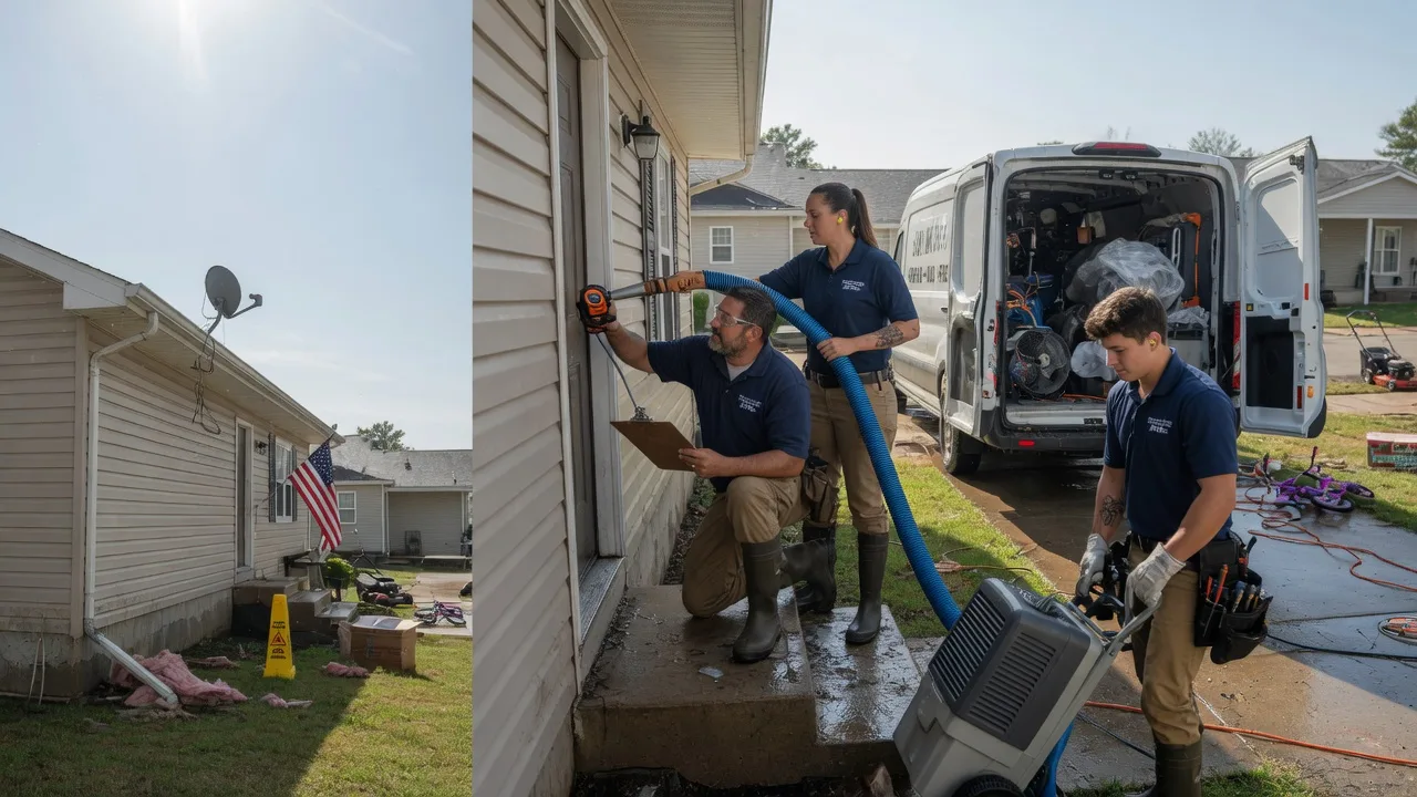Ceiling Water Damage Restoration in Lynnville, IN near me